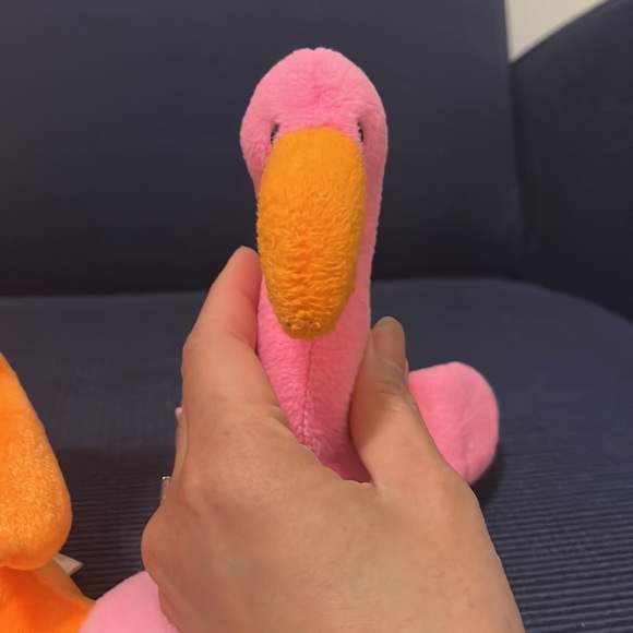 Harry Potter TY beanie baby Neon collectible ghost Bear pink flamingo - Picture 11 of 13